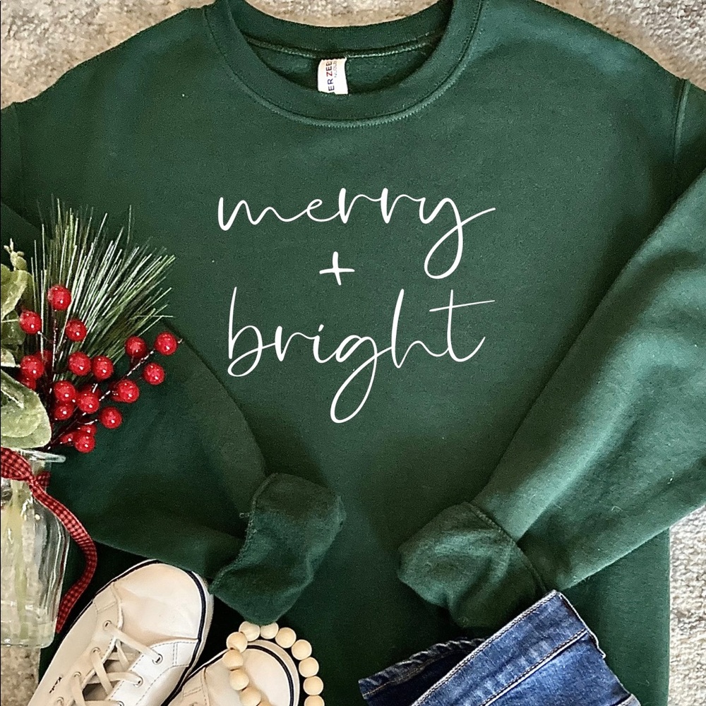Women’s Merry and Bright Sweatshirt